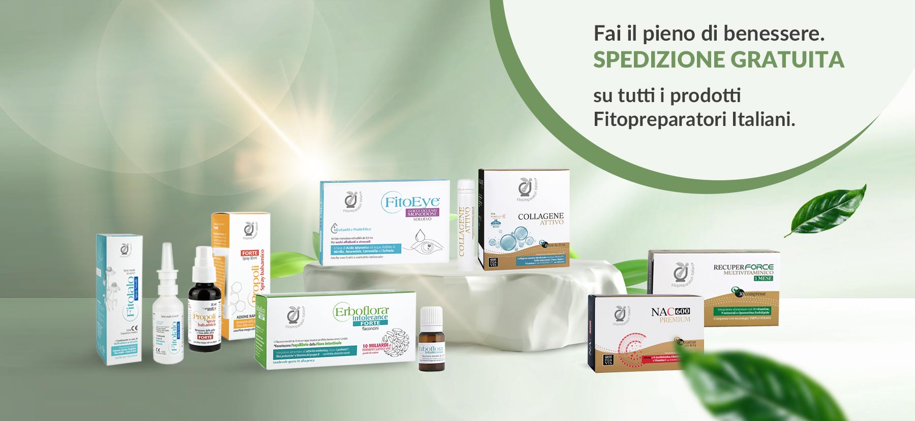 Spedizione gratuita sui prodotti Fitopreparatori Italiani
