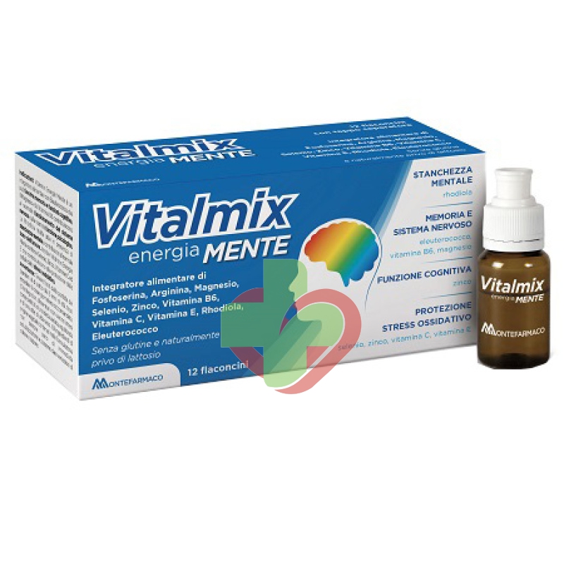 VitalMix Mente - Energia Organismo Tonico Vitamina B - 12 Flaconcini