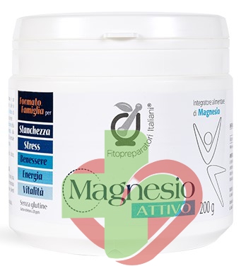 Fitopreparatori Italiani - Magnesio Attivo - Integratore minerale - 200g