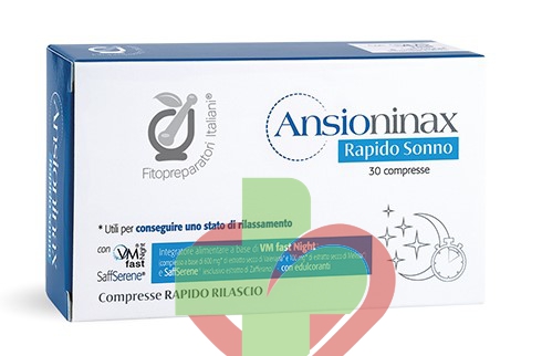 Fitopreparatori Italiani - Ansioninax Rapido Sonno - Insonnia - 30cpr