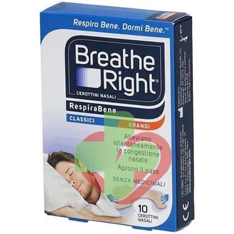 Breathe Right Respira Bene Cerotti Classici Grandi 10 pezzi