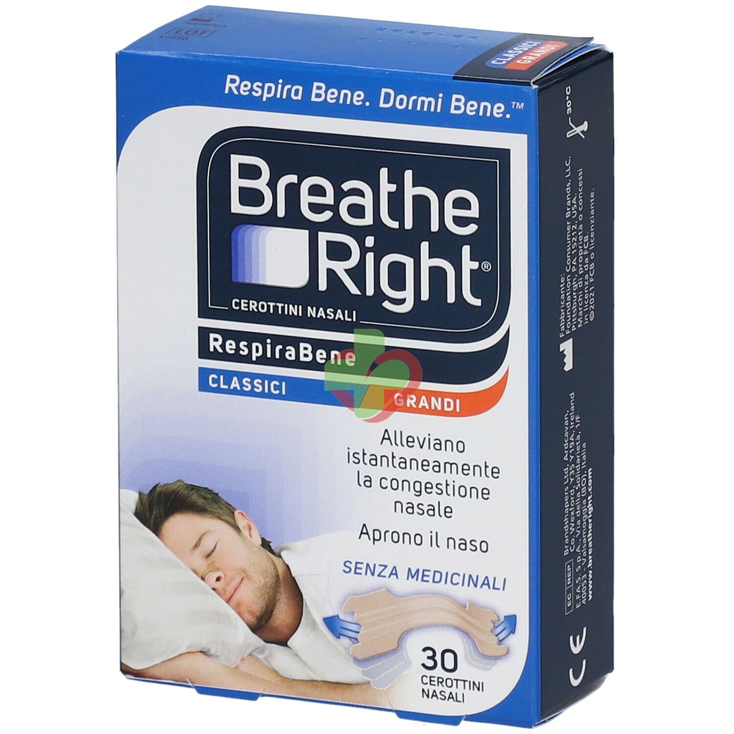 Breathe Right Respira Bene Cerotti Classici Grandi 30 pezzi