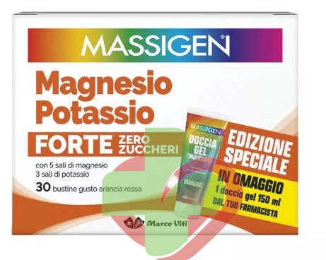 Marco Viti Massigen Magnesio Potassio Forte zero zuccheri 30 Bustine Edizione Sp