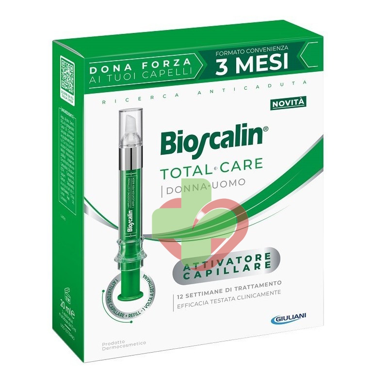 Bioscalin Total Care Attivatore Capillare 2 Applicatori Trattamento 12 settimane