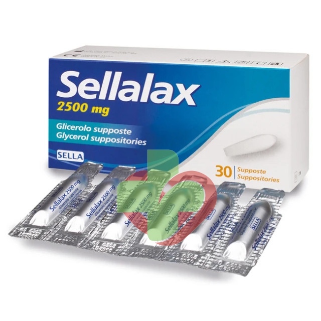 Sella Sellalax Sellalax 2500mg Supp Glic 30pz