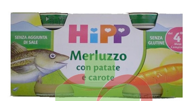 Hipp Bio Omogeneizzato Merluzzo-Verdure mesi 4+