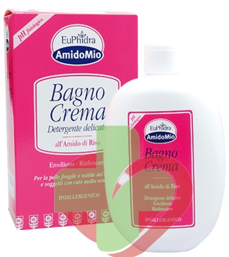 EuPhidra Linea AmidoMio Bagno Crema Detergente Delicato Pelli Sensibili 400 ml