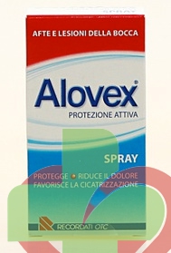Alovex Linea Protezione Orale Spray Lenitivo Lesioni Mucosa Orale 15 ml