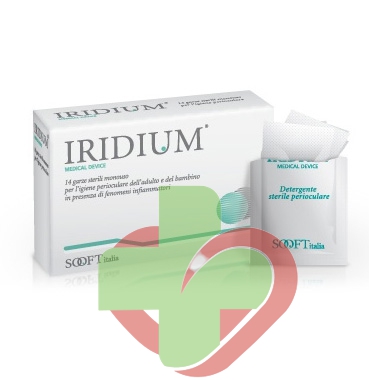 Sooft Italia Linea Salute degli Occhi Iridium 20 Garze Cotone Decongestionanti