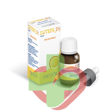 Neoox Group Linea Salute Occhi LUTEIN D3 Integratore Alimentare Gocce 15 ml