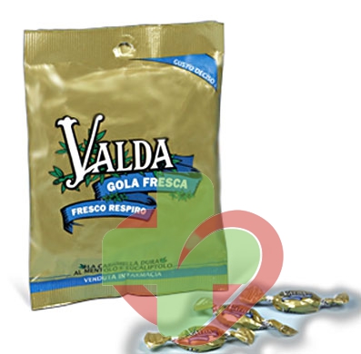 Valda Linea Gola Fresca Caramelle Balsamiche Mentolo con Zucchero 60 g