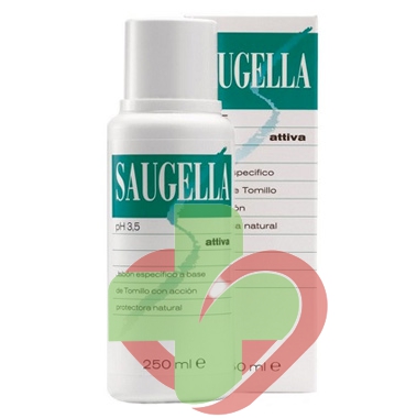 Saugella Linea Attiva Verde Dermoliquido Detergente Intimo Delicato 250 ml