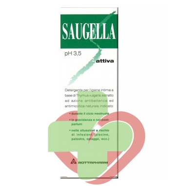 Saugella Linea Attiva Verde Gel Idratante Lubrificante Intimo Delicato 30 ml