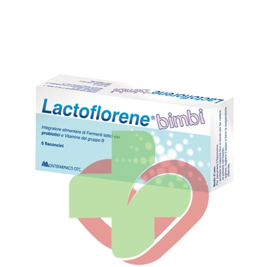 Lactoflorene Linea Fermenti Bimbi Integratore di Fermenti Lattici 12 Flaconcini