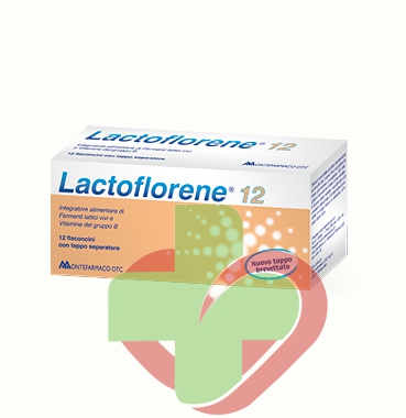 Lactoflorene Linea Fermenti Integratore di Fermenti Lattici 12 Flaconcini 10 ml