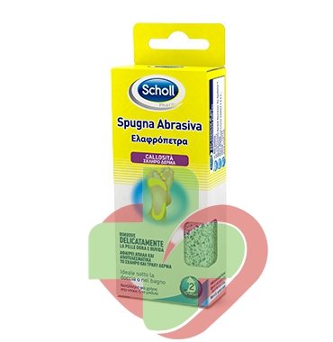 Scholl Linea Calli e Durezze Rimozione Calli e Duroni Porolith Spugna Abrasiva