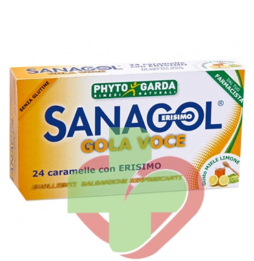 Phytogarda Linea Rimedi Naturali Sanagol Erisimo Caramelle Gusto Miele Limone