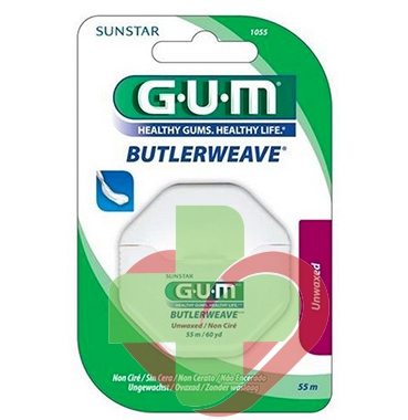 GUM Linea Igiene Dentale Quotidiana Butlerweave Filo Interdentale NonCerato 1055