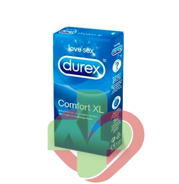 Durex Linea Classic Profilattici Comfort XL Confezione con 12 Profilattici Extra