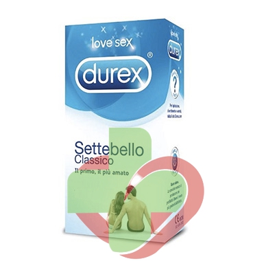 Durex Linea Classica Settebello Cassico Condom Confezione con 12 Profilattici