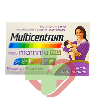 Multicentrum Linea Gravidanza Neo Mamma DHA Integratore Alimentare 30+30