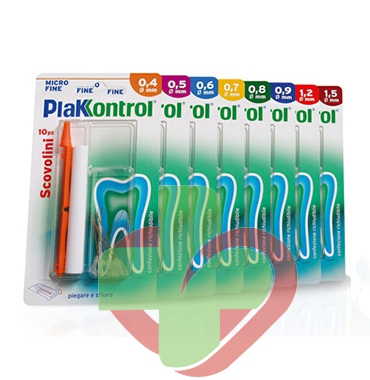 Plakkontrol Linea Igiene Interdentale Quotidiana 10 Scovolini no Manico 0,5 mm