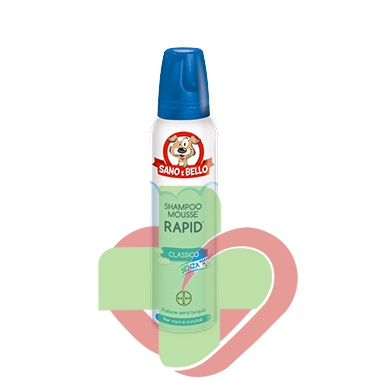 Bayer Pet Linea Animali Domestici Sano e Bello Cani Rapid Shampoo Secco 300 ml