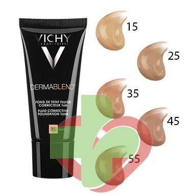 Vichy Make-up Linea Trucco Dermablend Fondotinta Correttore Fluido 30 ml 45