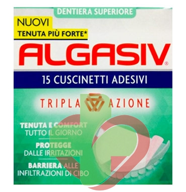 Combe Linea Protesi Dentali Algasiv 15 Cuscinetti Adesivi Protesi Superiore