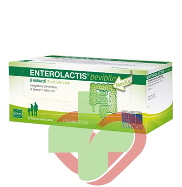 Sofar Linea Intestino Sano Enterolactis Integratore Fermenti Lattici 12 Fiale