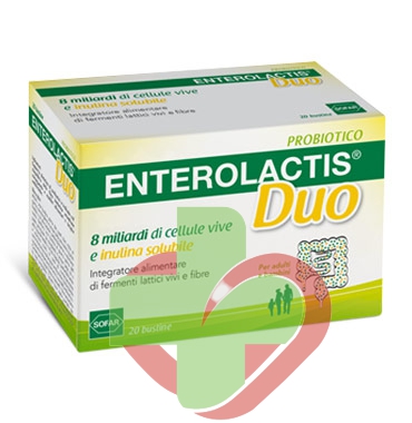 Sofar Linea Intestino Sano Enterolactis Duo Integratore Fermenti Lattici 20Buste