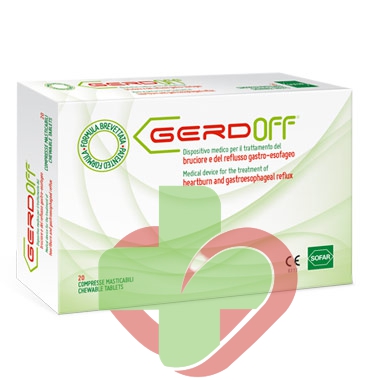 Sofar Linea Dispositivi Medici Gerdoff Azione Meccanica 20 Compresse Masticabili