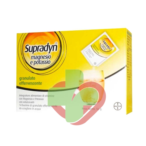 Supradyn Linea Vitamine Minerali Magnesio Potassio Integratore Granulato 14Buste