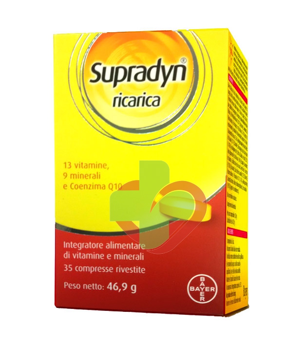 Supradyn Linea Vitamine e Minerali Ricarica Integratore Completo 35 Compresse