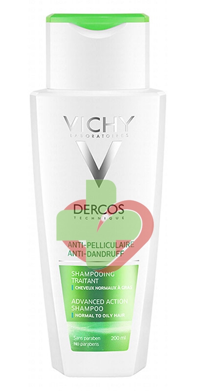 Vichy Dercos Equilibrante Shampoo Anti-Forfora Trattante Capelli Grassi 200 ml