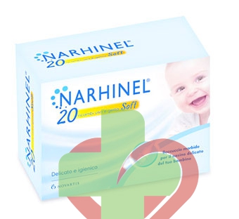 Narhinel Linea Pulizia Salute del Naso 20 Ricambi Soft per Aspiratore Nasale