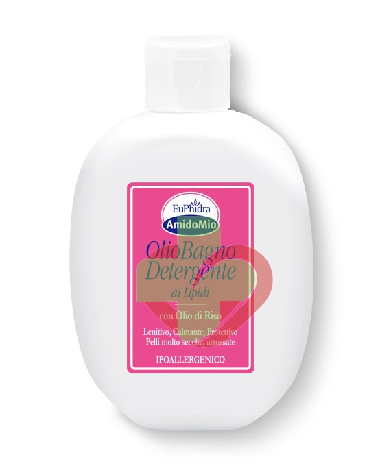 EuPhidra Linea AmidoMio Olio Bagno Detergente Pelli Sensibili 200 ml