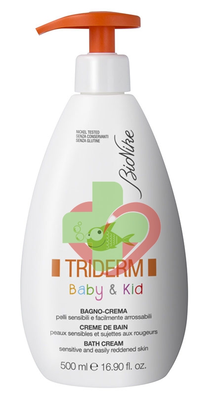 BioNike Triderm Linea Baby&Kids Bagno Crema Detergente Delicato 500 ml