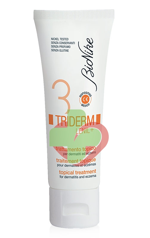 BioNike Triderm Linea Lenil + Crema Lenitiva per Dermatiti ed Eczemi 50 ml