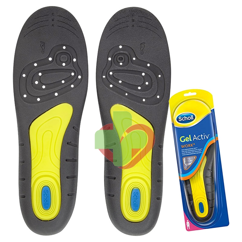 Scholl Linea Benessere dei Piedi Gel Activ Work 1 Paio di Solette Donna
