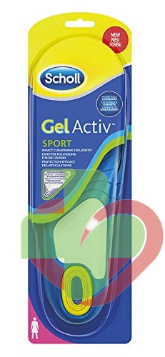 Scholl Linea Benessere dei Piedi Gel Activ Sport 1 Paio di Solette Donna