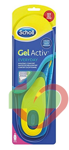 Scholl Linea Benessere dei Piedi Gel Activ Everyday 1 Paio di Solette Donna