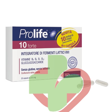 Prolife Linea Intestino Sano 10 Forte Integrator Fermenti Lattici 20 Capsule cps