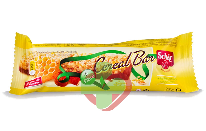 Schar Linea Dolci e Biscotti Cereal Bar Barretta Croccante con Fibre 25 g