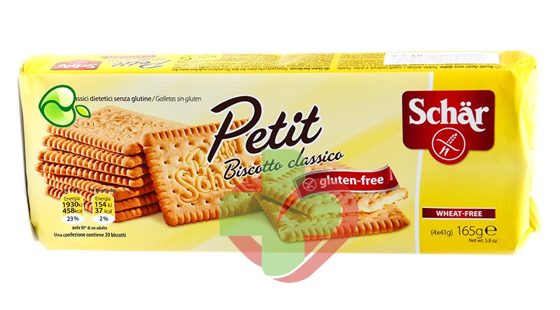 Schar Linea Dolci e Biscotti Petit Classico Biscotto al burro senza Glutine 165g