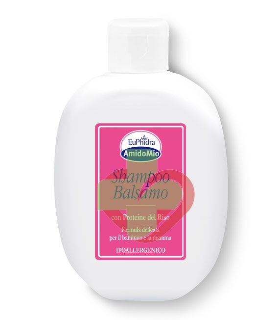 EuPhidra Linea AmidoMio Shampoo Balsamo 2 in 1 Pelli Sensibili 200 ml