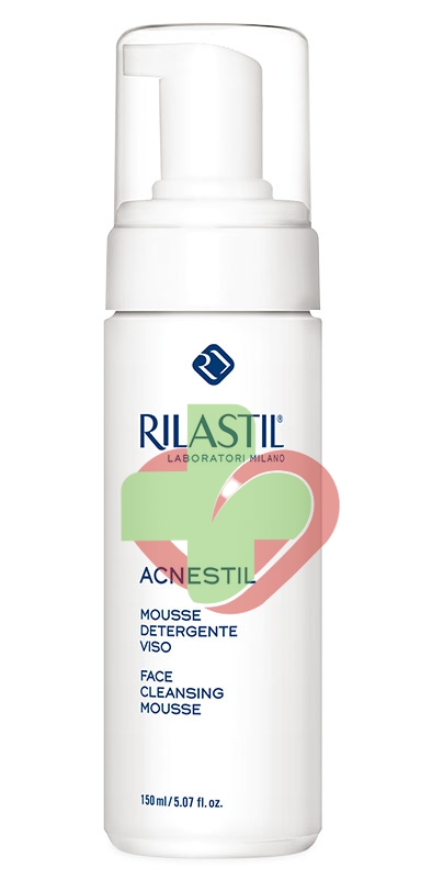 Rilastil Linea Acnestil Mousse Detergente Viso Pelli Grasse e Sensibili 150 ml