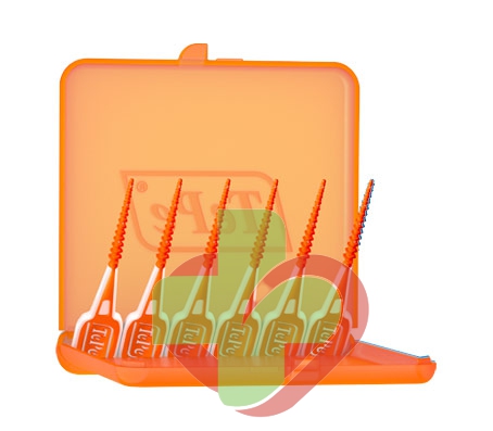 TePe Linea Cura Dentale Quotidiana Easy Pick Sistema Interdentale Arancio XS/S