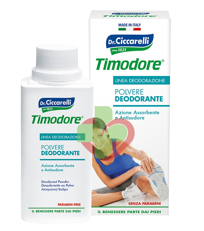 Dottor Ciccarelli Linea Deodorazione Piedi Polvere Assorbente Antisudore 250 g