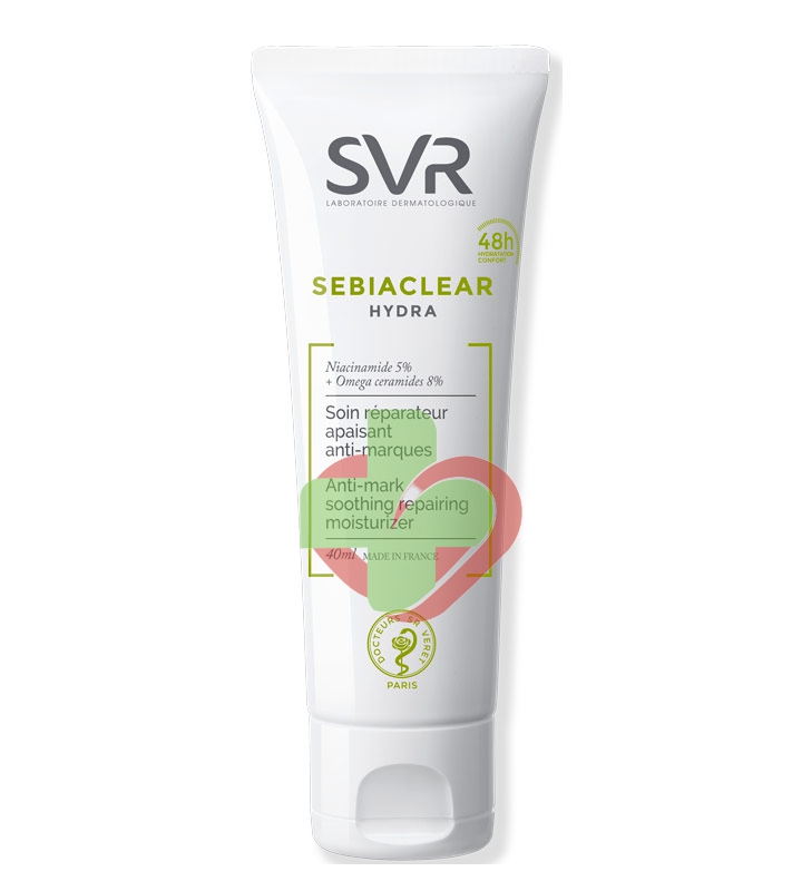 SVR Linea Sebiaclear Hydra Trattamento Riparatore Lenitivo Anti- Acne 40 ml